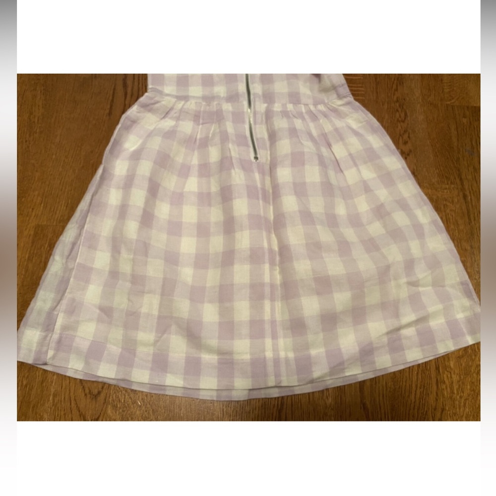 NWT Gap Girls Plaid Check Purple Dress Size Medium - Picture 7 of 10